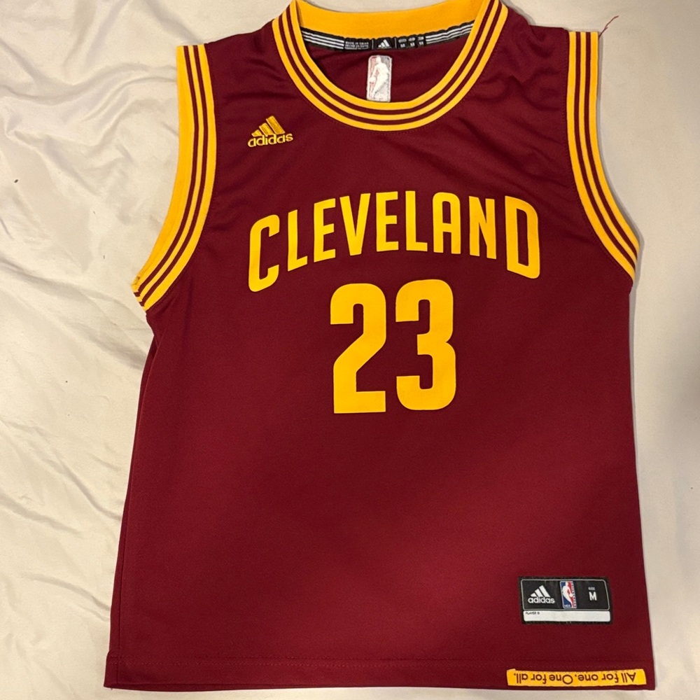 Adidas Kids Cleveland Jersey - Burgundy and Gold